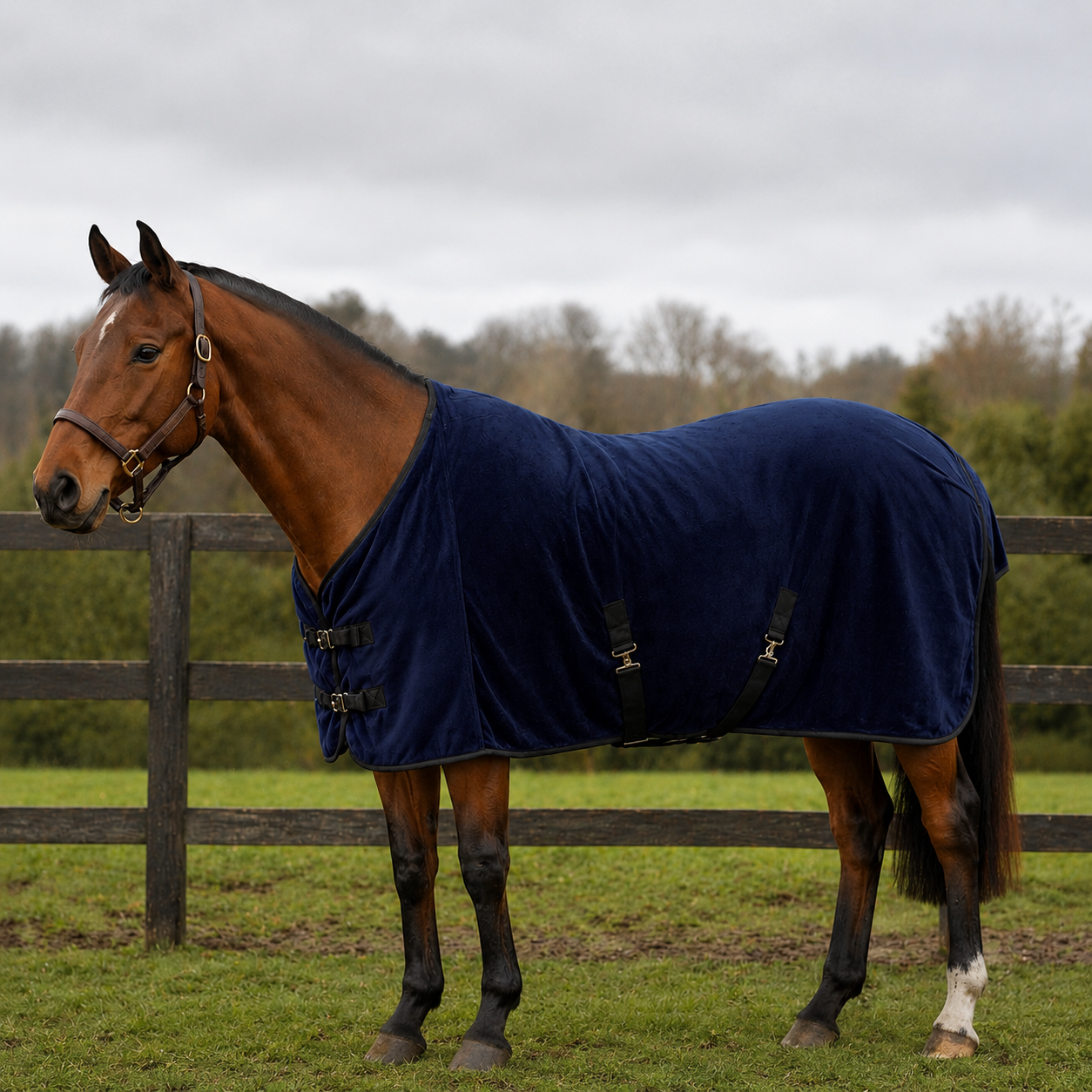Trident Fleece Blanket - Mongolian Fleece