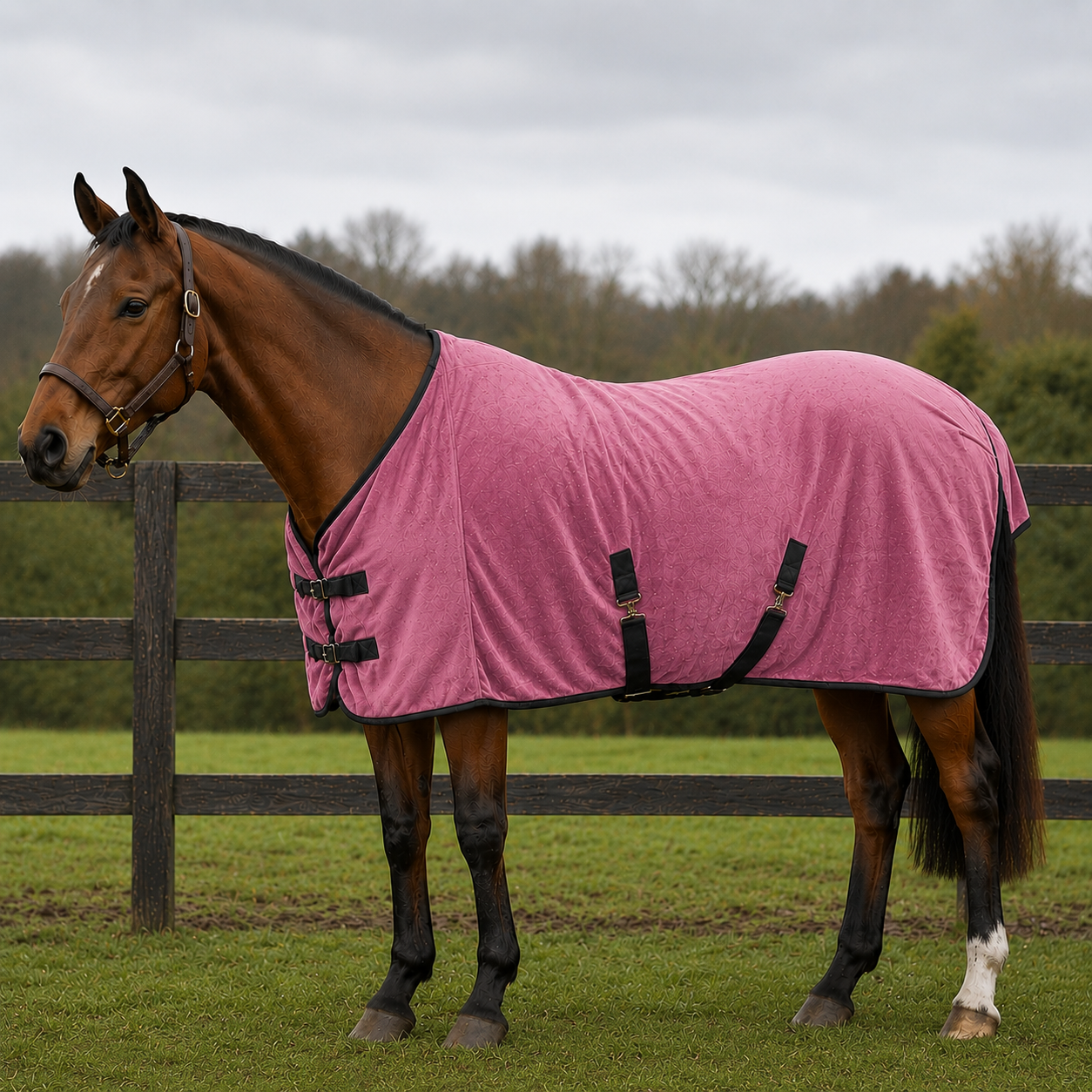 Trident Fleece Blanket - Mongolian Fleece
