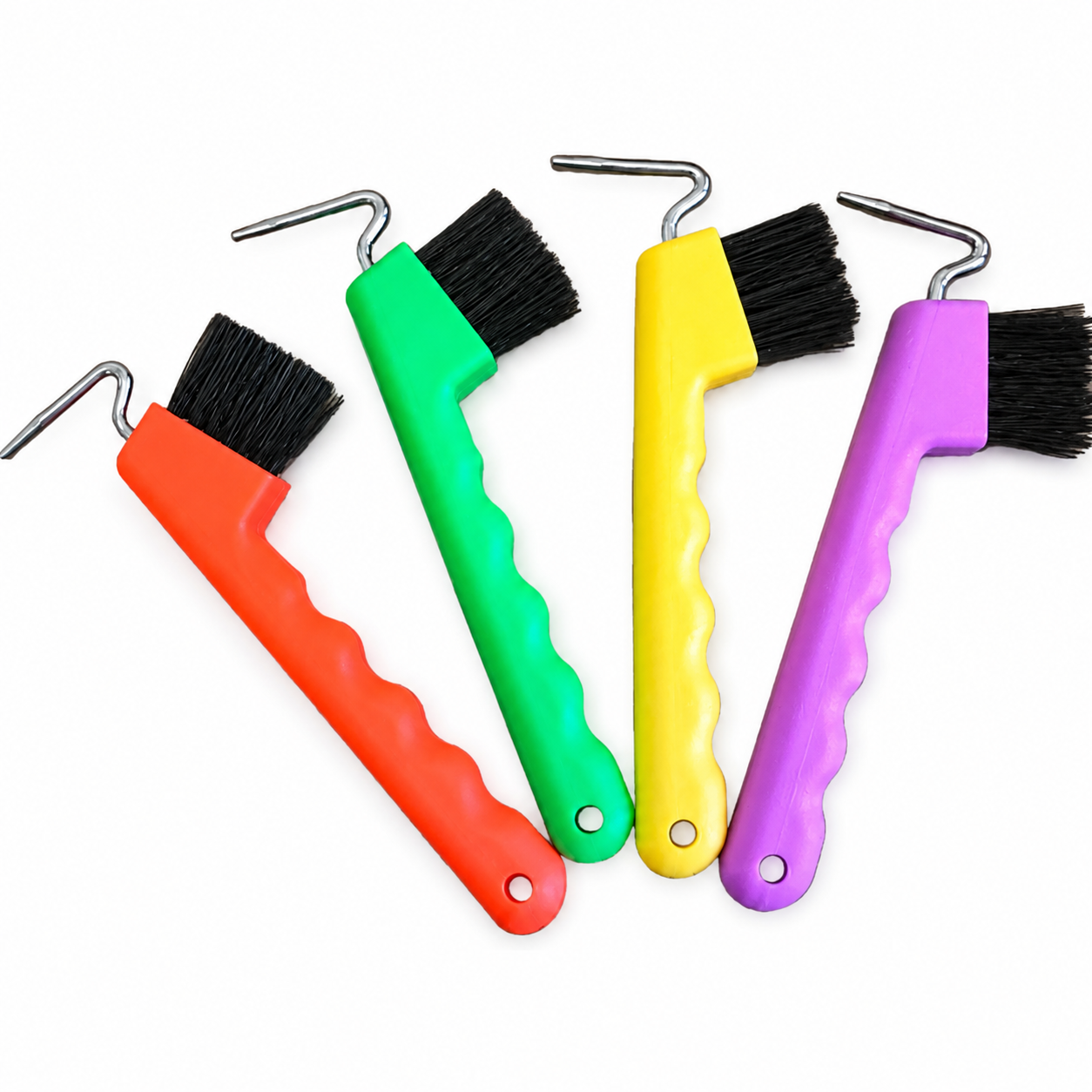 Hoof pick brush & scraper